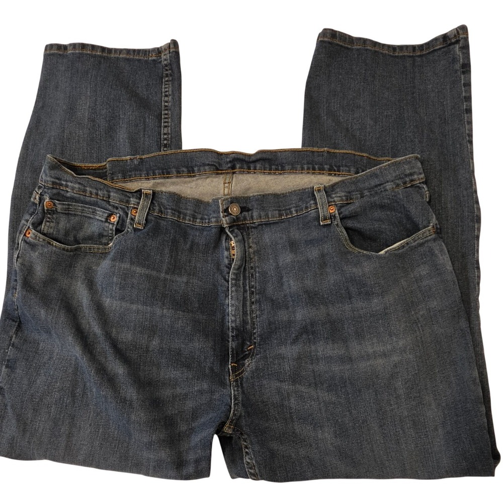 Levis 559 Relaxed Straight Leg Jeans Mens 44x30 Medium Wash Blue Denim